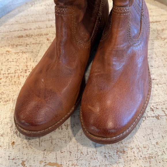 Frye Leather moto boots short - Picture 5 of 10